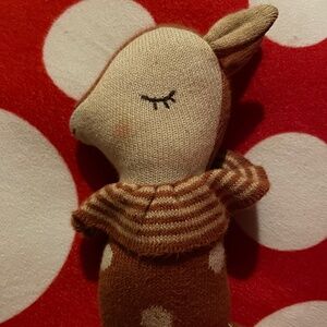 Used- Maileg baby fawn rattle